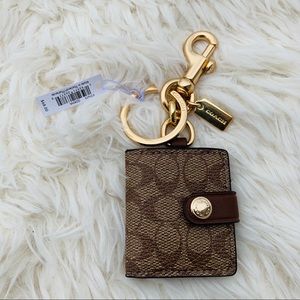 COACH PICTURE FRAME BAG CHARM